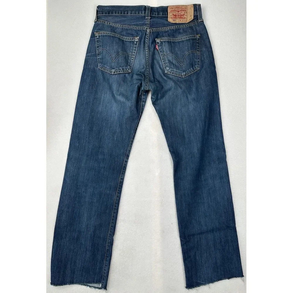 Vintage‎ Levis 501XX Jeans Denim Button Fly Pants Mens 32x31 Y2K